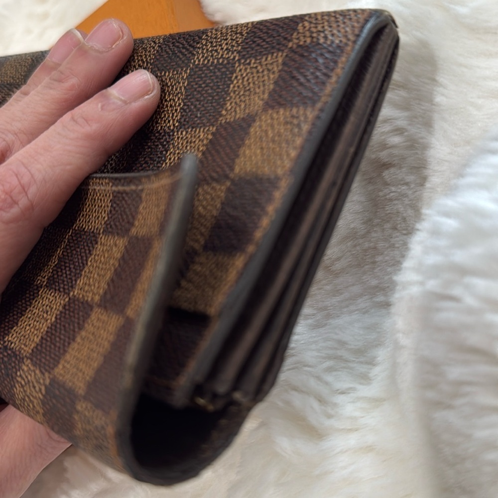 Authentic LOUIS VUITTON Damier Ebene Portefeuille Long Wallet - Picture 5 of 9